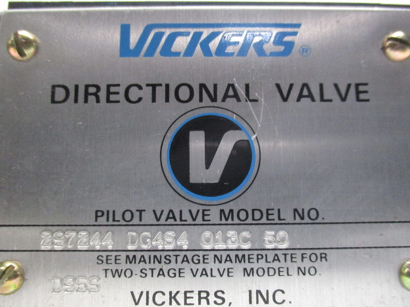 VICKERS 297244-DG4S4-013C-50 PILOT VALVE  UNMP