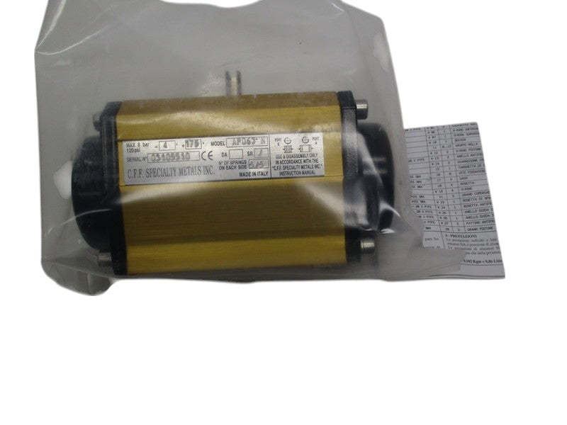CFF SPECIALTY METALS AP063N PNEUMATIC ACTUATOR  NSMP