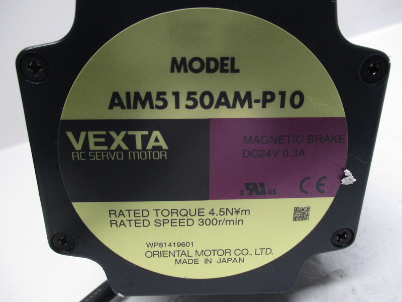 ORIENTAL MOTORS AIM5150AM-P10 VEXTA AC SERVO MOTOR 300R/MIN  NSNP