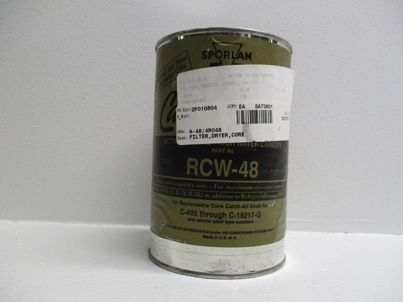 SPORLAN RCW-48 CATCH ALL FILTER DRIER * FACTORY SEALED *