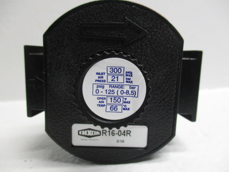 DIXON R16-04R REGULATOR 0-125 RANGE  NSMP