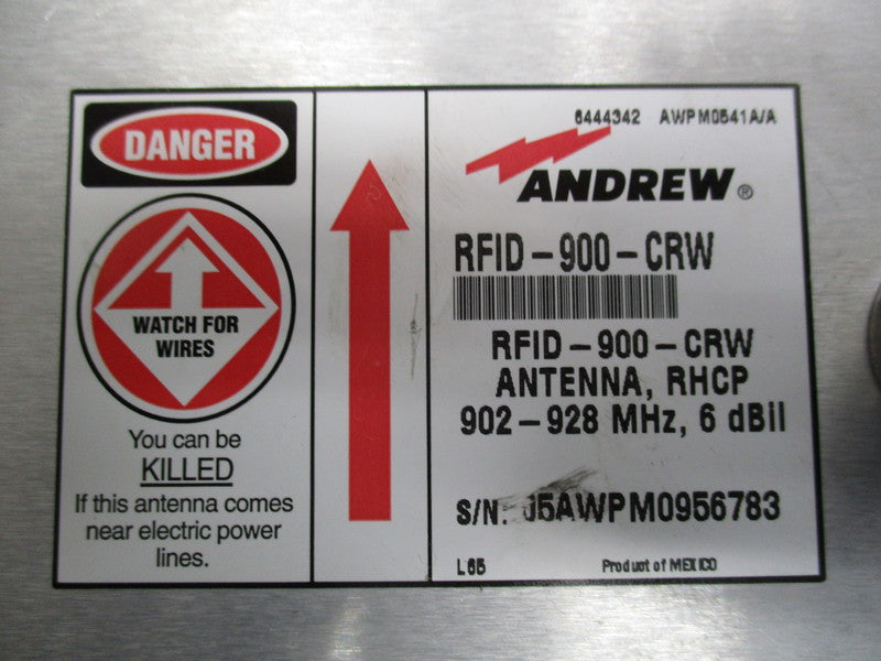 ANDREW RFID-900-CLW ANTENNA 902-928 MHZ 6DBIL  UNMP