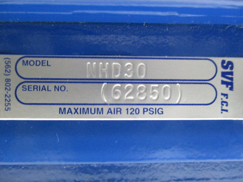 SVF NHD30 PNEUMATIC VALVE ACTUATOR  UNMP