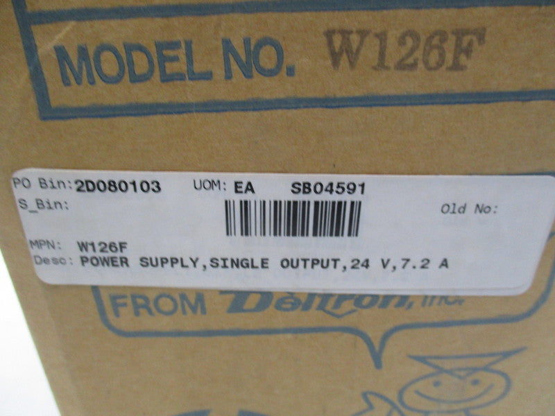 DELTRON W126F POWER SUPPLY  NSFS