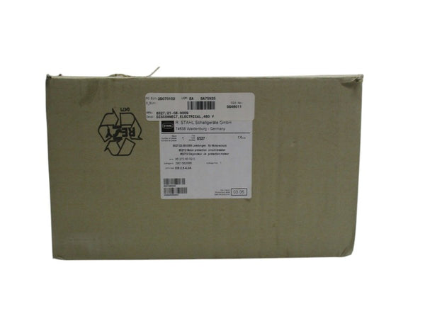 STAHL 8527/22-08-0009 MOTOR PROTCTION CIRCUIT BREAKER  NSMP