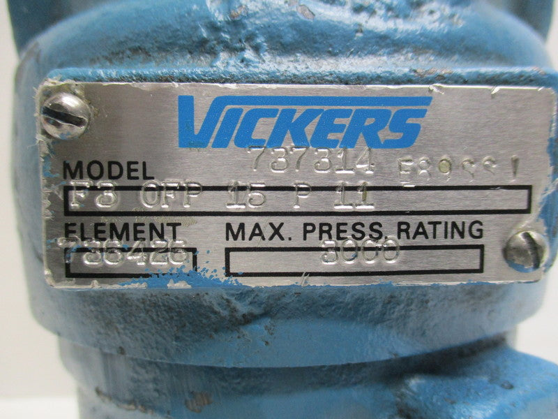 VICKERS F3OFP15P11 HYDRAULIC FILTER  UNMP