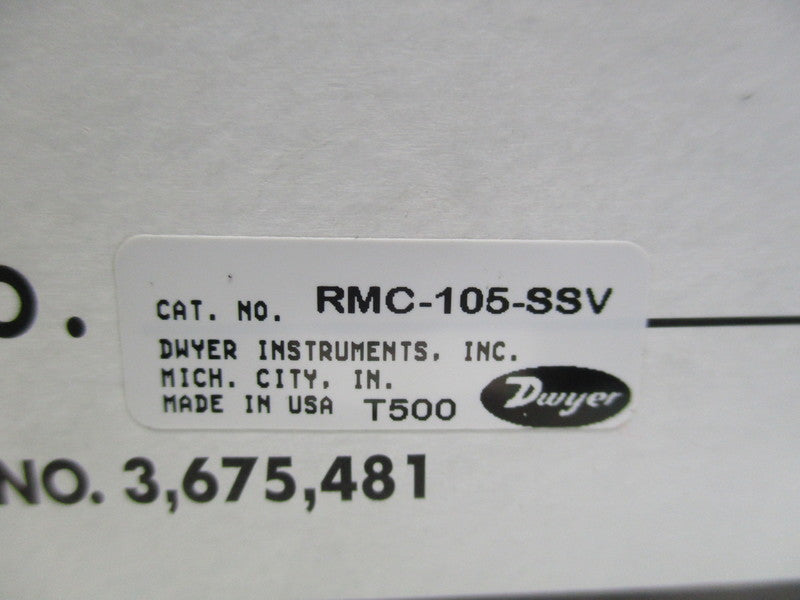 DWYER RMC-105-SSV FLOW METER 100-600  NSMP