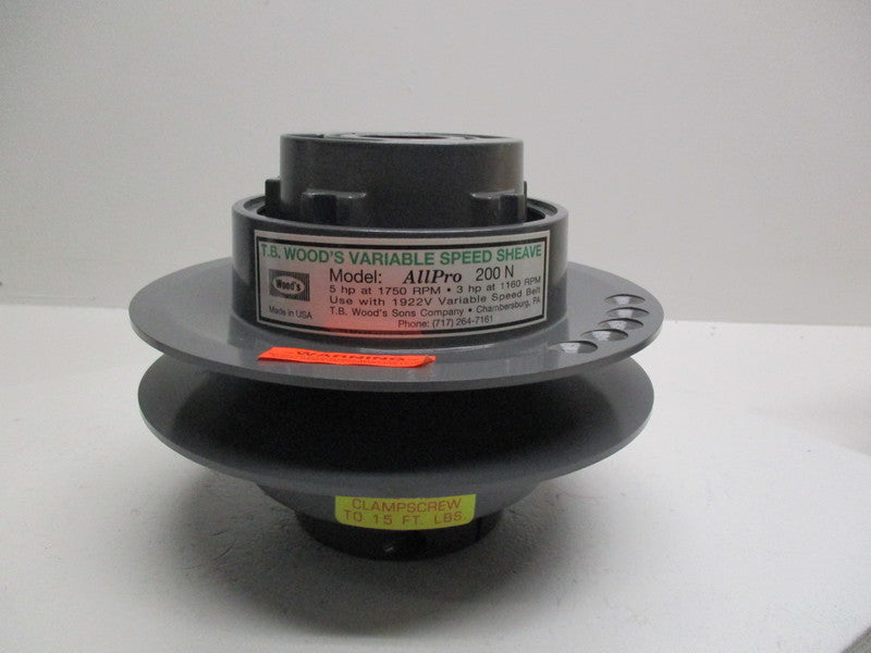 TB WOODS AP200NX1 SHEAVE 5HP 1750RPM 1-1/8" BORE  NSMP