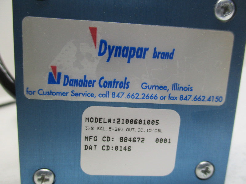 DYNAPAR 2100601005 ENCODER 3/8 SGL  NSMP