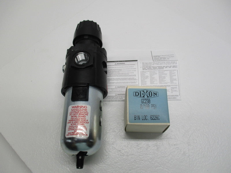 DIXON CB6-04A FILTER REGULATOR 1/2" NPT 0-125 PSIG  NSMP