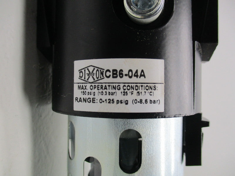 DIXON CB6-04A FILTER REGULATOR 1/2" NPT 0-125 PSIG  NSMP