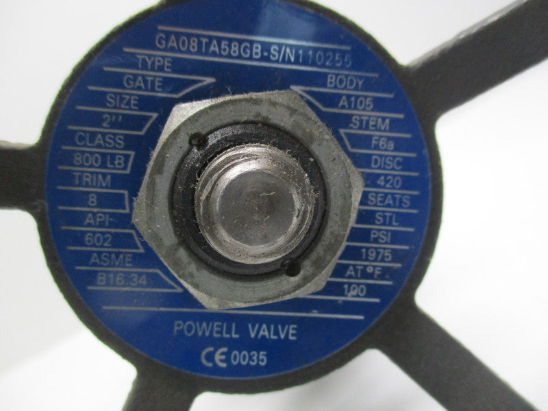 POWELL GA08TA58GB 2" UNMP