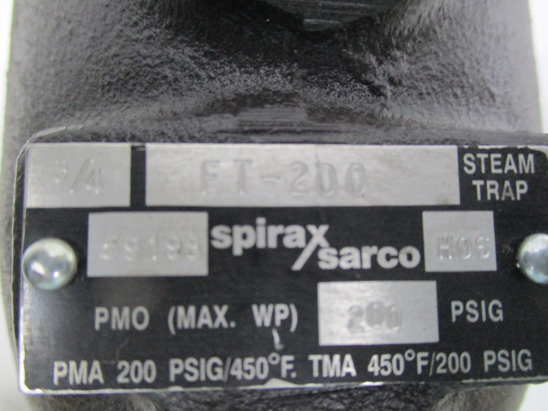 SPIRAX SARCO 59198 FT-200 3/4" NSNP