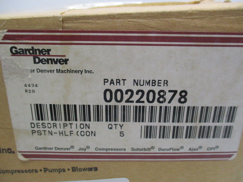 GARDNER DENVER 00220878 COMPRESSOR PISTON HALF  NSMP
