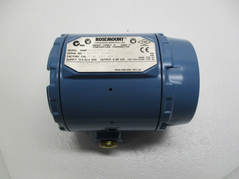 ROSEMOUNT 3144PD1A1NAM5C4Q4 SMART TEMPERATURE TRANSMITTER  NSMP