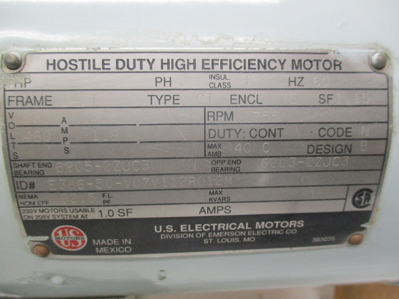 US MOTORS E386-50-V07V112R012M  NSNP