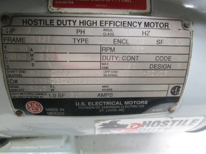 US ELECTRICAL MOTORS E386-50-V05V050R006M  UNMP