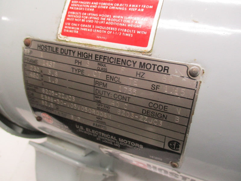 US ELECTRICAL MOTORS E386-50-V05V050R006M  UNMP
