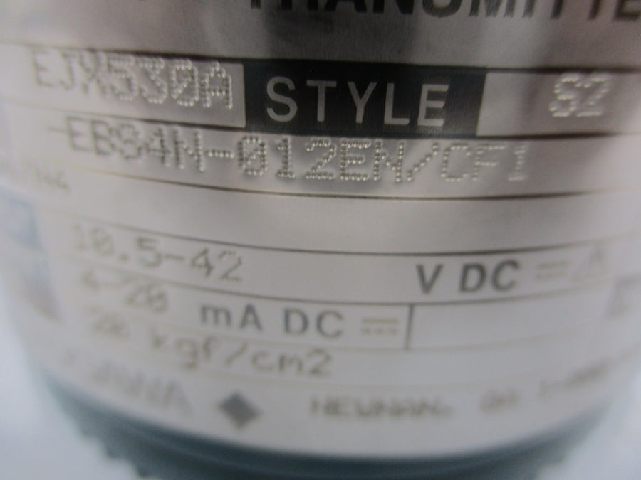 YOKOGAWA EJX530A-EBS4N-012EN/CF1 10.5-42VDC NSNP
