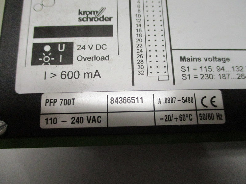 KROM SCHRODER PFP700T 84366511 NSMP