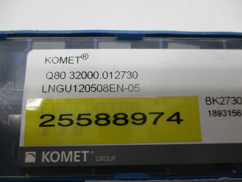 KOMET Q8032000.012730 LNGU120508EN-05BK2730 (PKG OF 10) NSMP