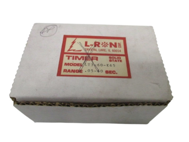 L-RON LT3-60-K65 SOLID STATE TIMER .05-60 SEC NSMP