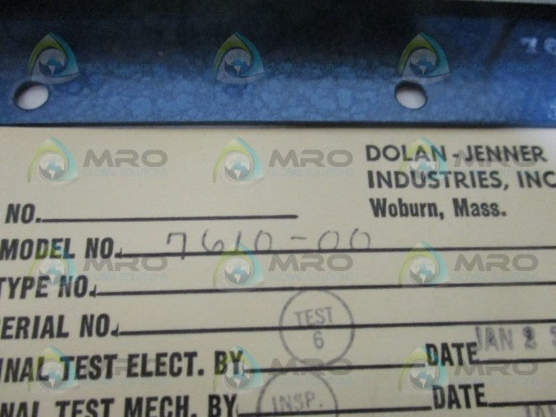 DOLAN-JENNER LED-PAK SERIES 7611 7610-00 LIGHT CONTROL NSNP