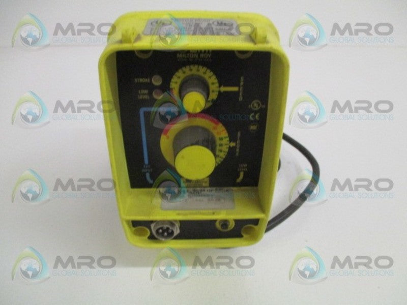 LMI MILTON ROY AA781 ELECTRONIC METERING PUMP UNMP