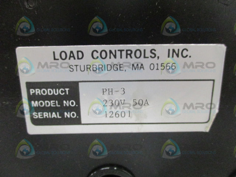 LOAD CONTROLS PH-3 POWER CELL TRANSDUCER 230V 50A NSNP