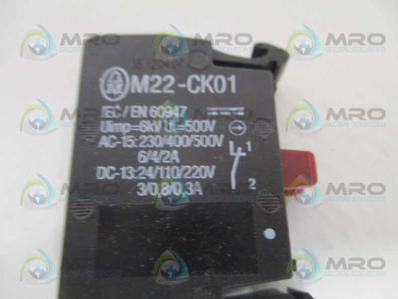 KLOCKNER MOELLER M22-CK01 BREAK CONTACT NSNP