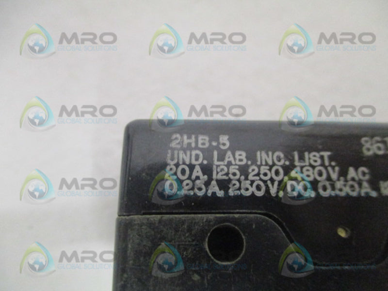 UNIMAX 2HB-5 LIMIT SWITCH NSNP