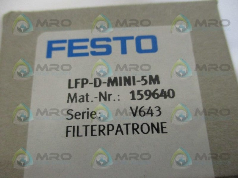 FESTO LFP-D-MINI-5M FILTER CARTRIDGE NSMP