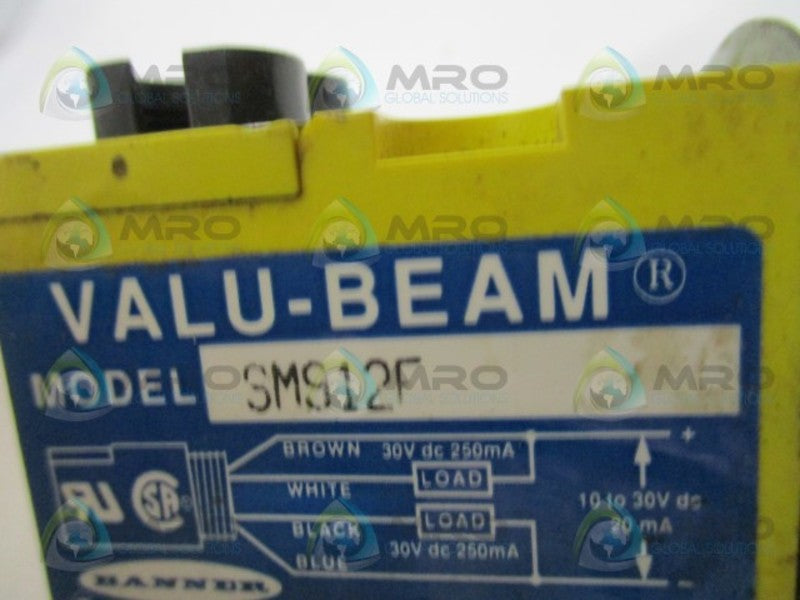 BANNER ENGINEERING SM912F PHOTOELECTRIC SENSOR UNMP