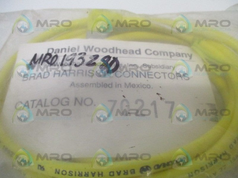 DANIEL WOODHEAD 70217 CORDSET 3P FEMALE CONNECTOR NSMP