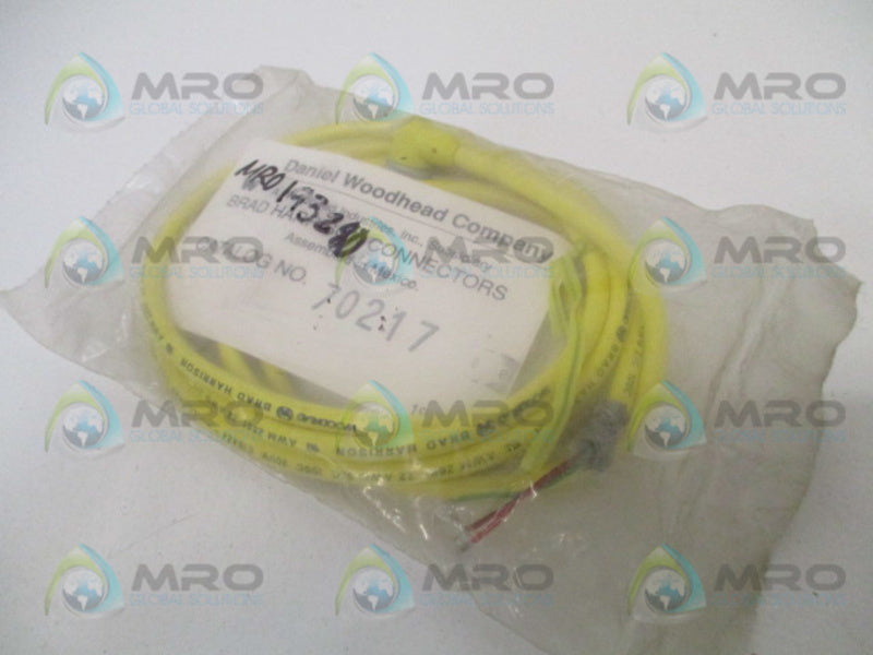 DANIEL WOODHEAD 70217 CORDSET 3P FEMALE CONNECTOR NSMP