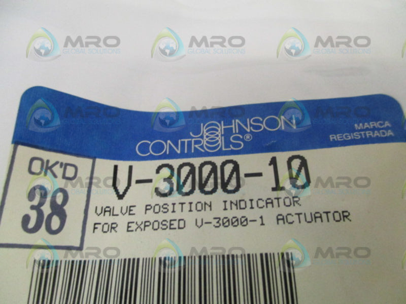 JOHNSON CONTROLS V-3000-10 VALVE POSITION INDICATOR NSMP
