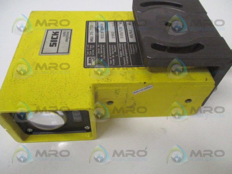 SICK WEU26-720 OPTIC PHOTOELECTRIC SENSOR UNMP