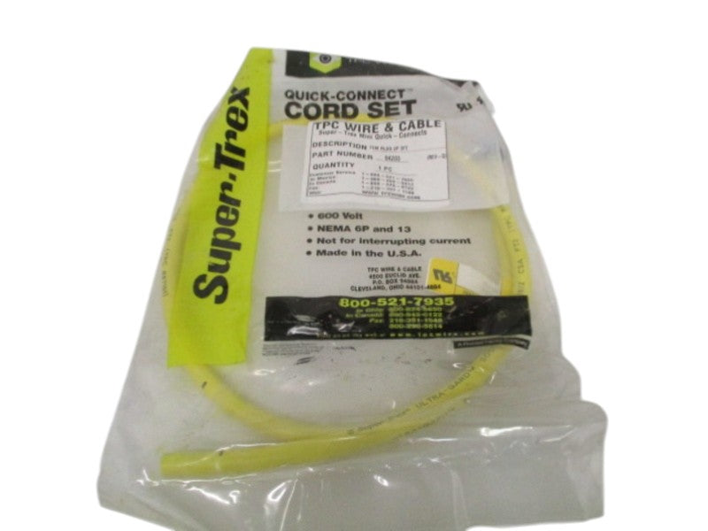 TPC WIRE & CABLE 84203 FEMALE PLUG 3FT NSMP