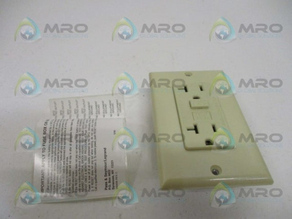 PASS & SEYMOUR TRADEMASTER 2091-I GFCI DUPLEX RECEPTACLE *NEW IN BOX*