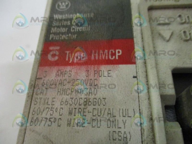 WESTINGHOUSE HMCP003A0  UNMP