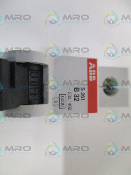 ABB S261-B32 CIRCUIT BREAKER 32A NSNP