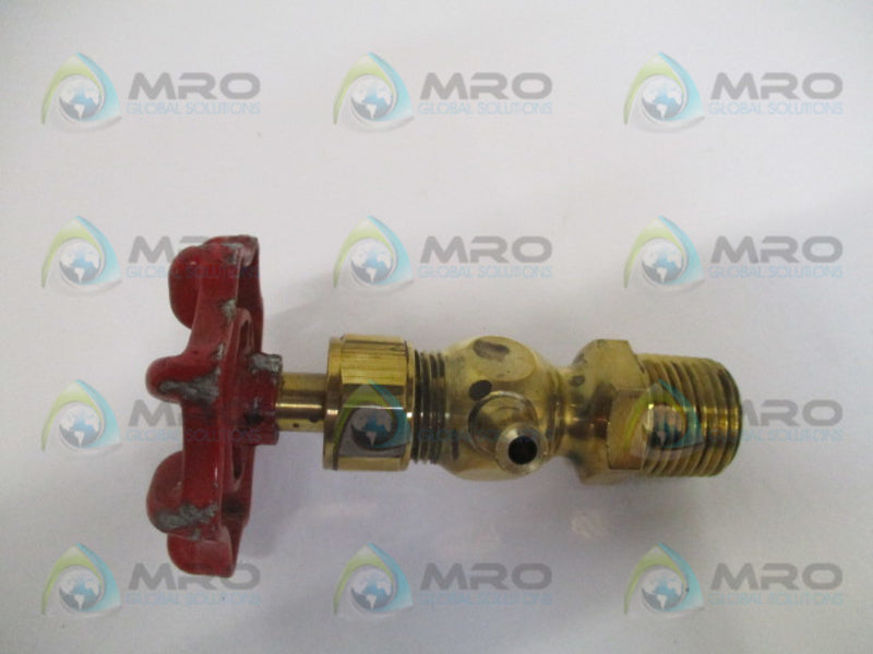 APOLLO 26-304-28 COMPRESSION GAUGE COCKS 1/2" *USED*