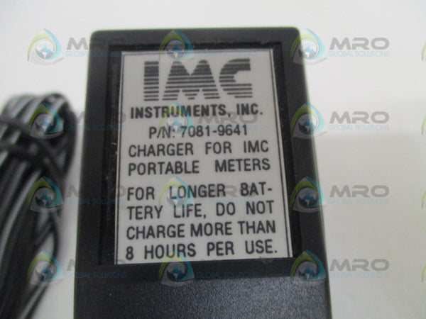 IMC INSTRUMENTS 7081-9641 CHARGER FOR PORTABLE METERS NSNP