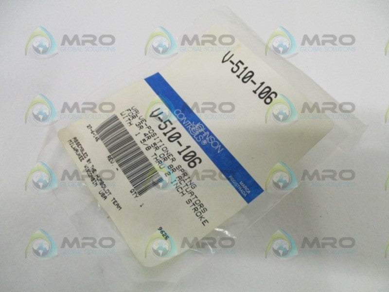JOHNSON CONTROLS V-510-106 VALVE-POSITIONER SPRING NSMP