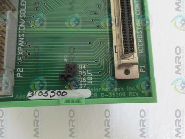 BALANCE TECHNOLOGY D-35209 EXPANSION SOLENOID DRIVER BOARD NSNP