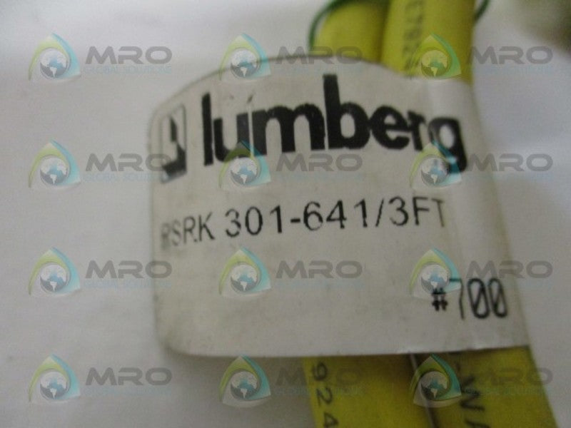 LUMBERG RSRK301-641/3FT MALE/FEMALE CORDSET NSNP