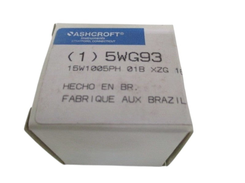 ASHCROFT 15W1005PH01BXZG-160# PRESSURE GAUGE 0-160PSI NSMP