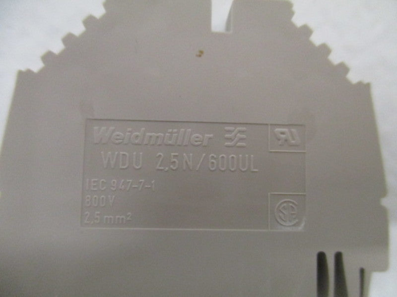 WEIDMULLER WDU2.5N/600UL 1730940000 TERMINAL BLOCK NSNP