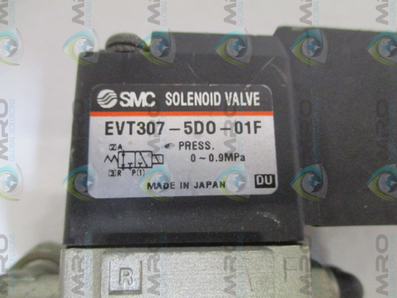 SMC EVT307-5D0-01F SOLENOID VALVE UNMP