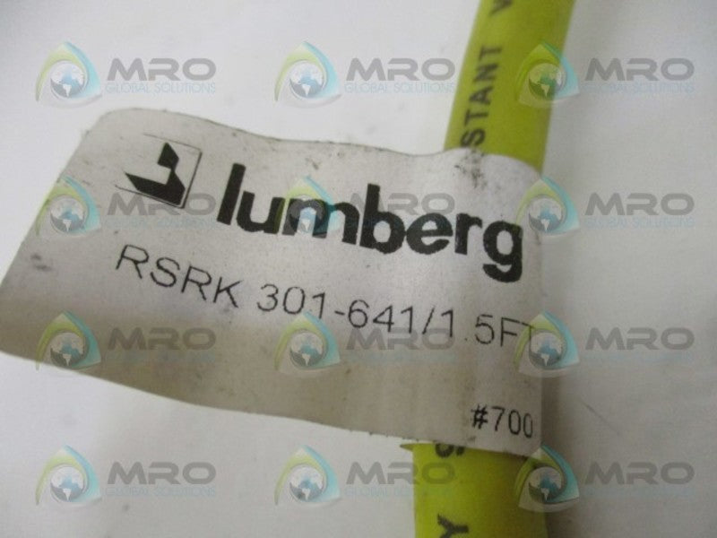 LUMBERG RSRK301-641/1.5FT MALE/FEMALE CORDSET NSNP